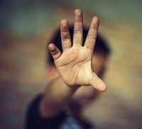 Picture, Hand Stop